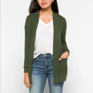 Olive cardigan